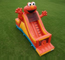 T8-8064 Tickle Me Elmo Inflatable Dry Slide
