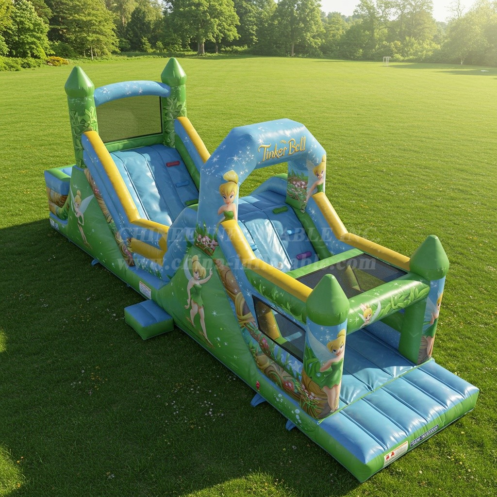 T8-8067 Tinker Bell Inflatable Dry Slide
