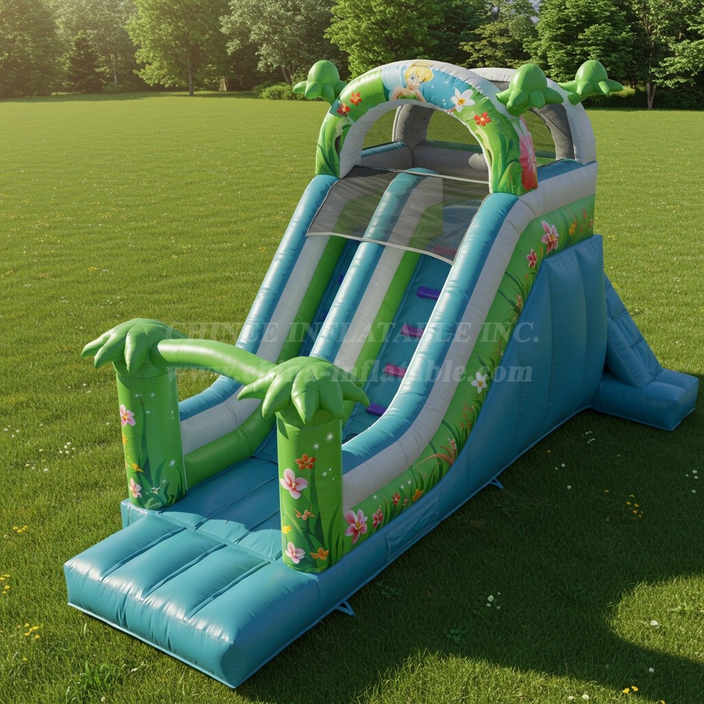T8-8068 Tinker Bell Inflatable Dry Slide