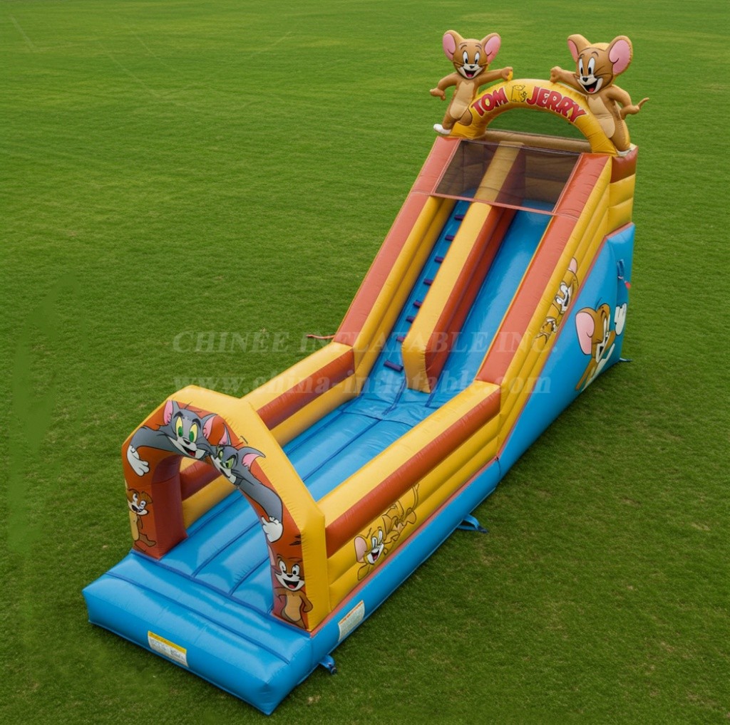 T8-8070 Tom and Jerry Inflatable Dry Slide