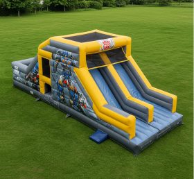 T8-8078 Transformers Inflatable Dry Slide