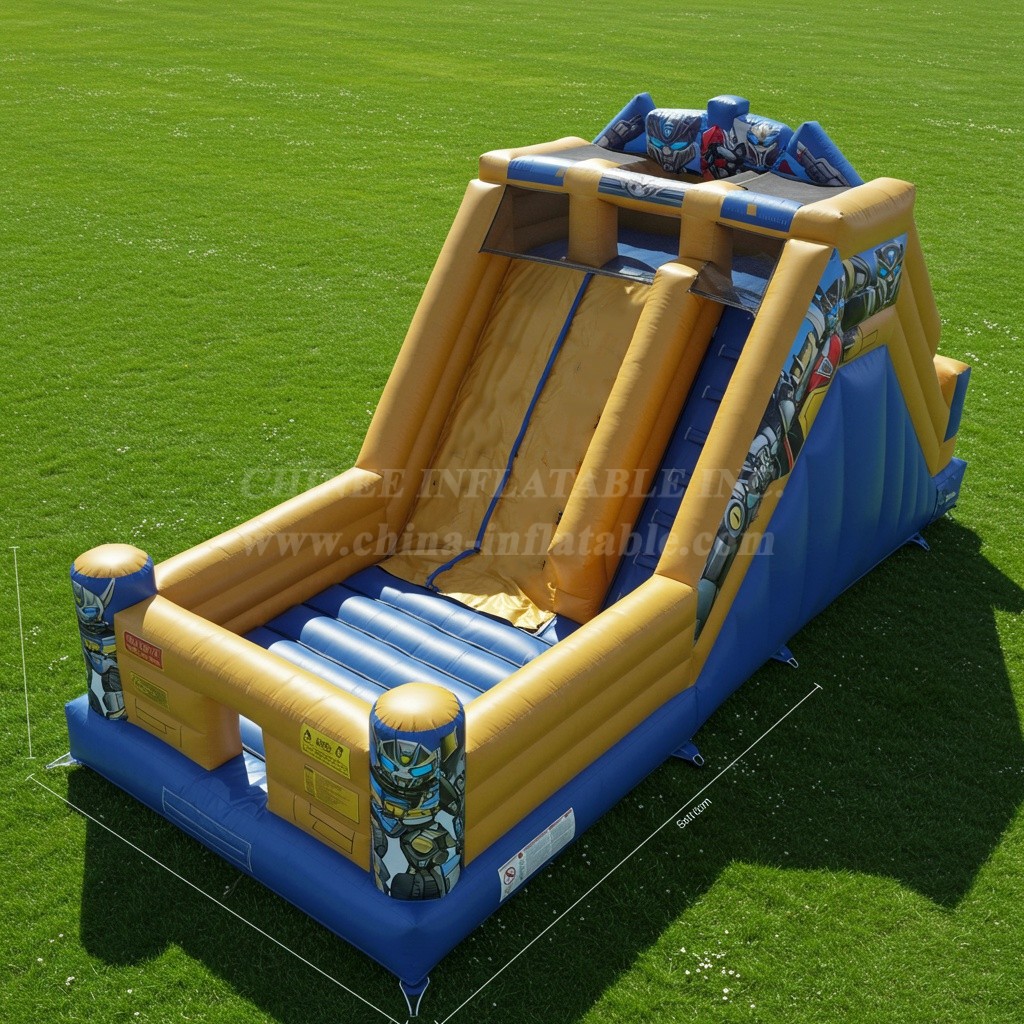 T8-8079 Transformers Inflatable Dry Slide