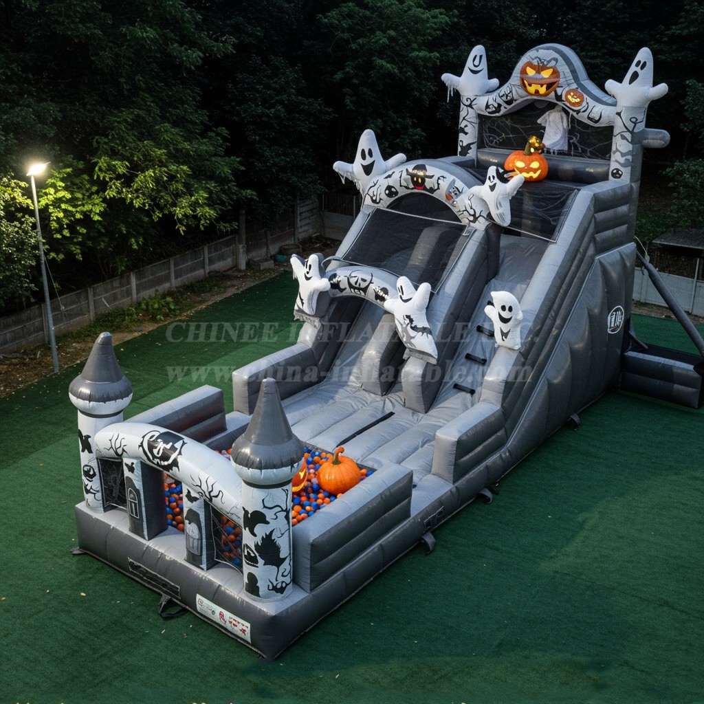 T8-8086 halloween Inflatable Dry Slide