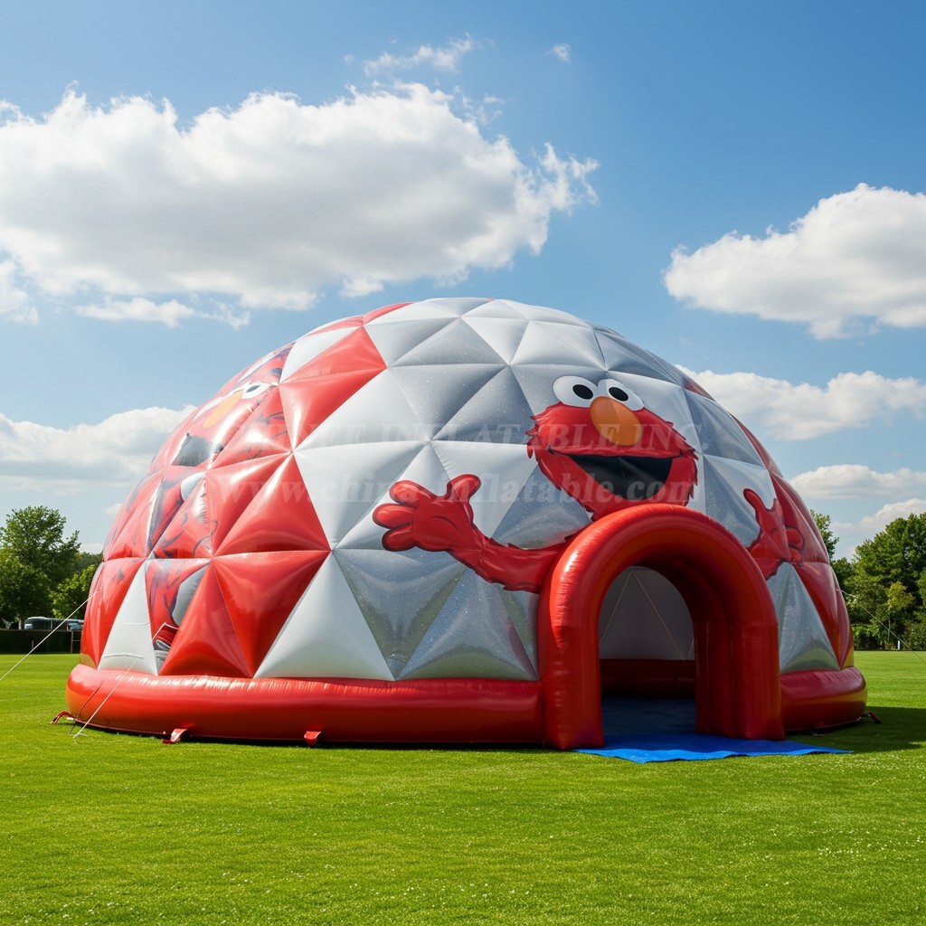 Tent1-4939 Tickle Me Elmo Inflatable Dome