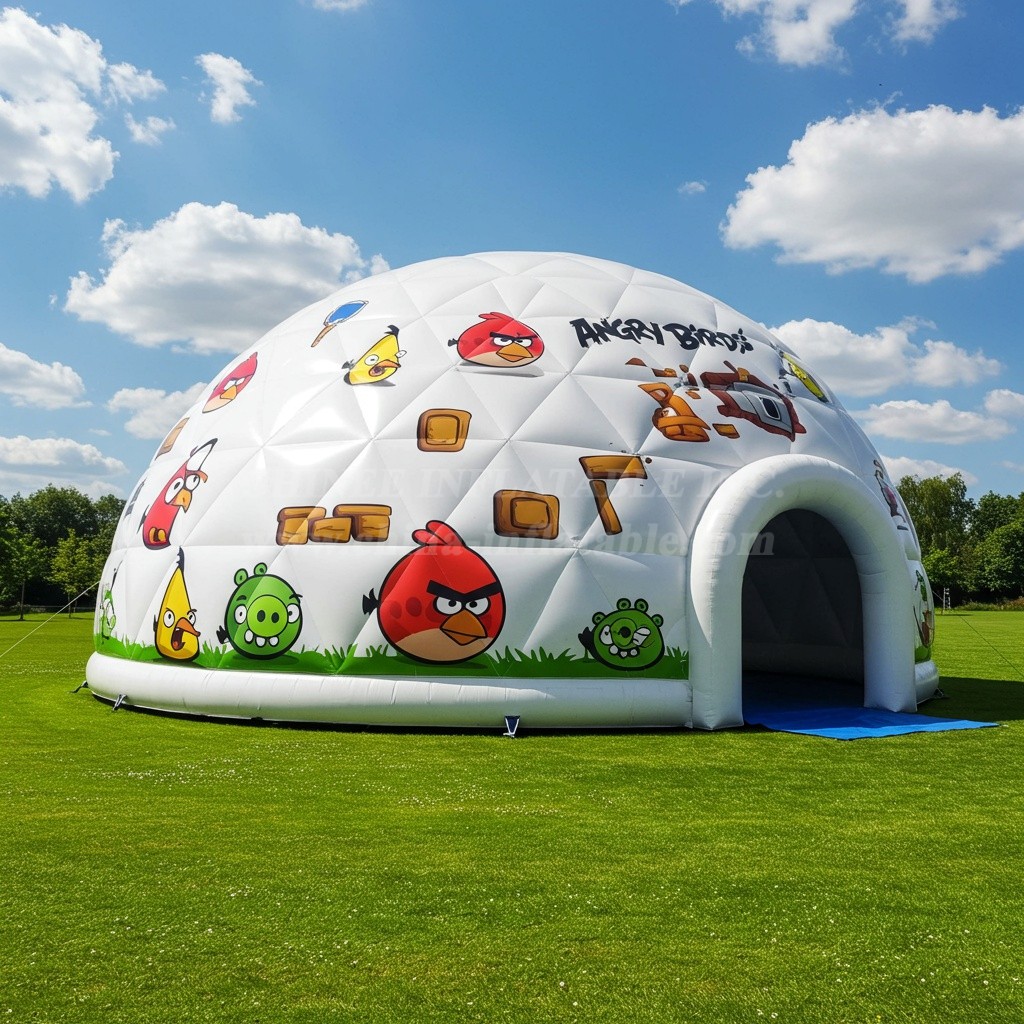 Tent1-4804 Angry Birds Inflatable Dome