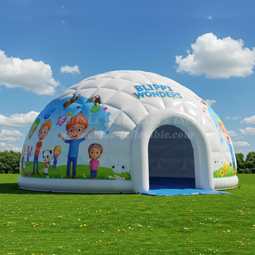 Tent1-4815 Blippi Wonders Inflatable Dome