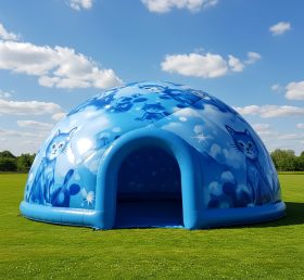 Tent1-4818 Blue Cat Inflatable Dome