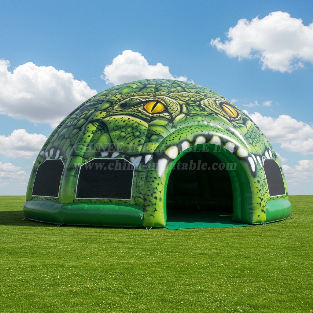 Tent1-4832 Crocodile Inflatable Dome