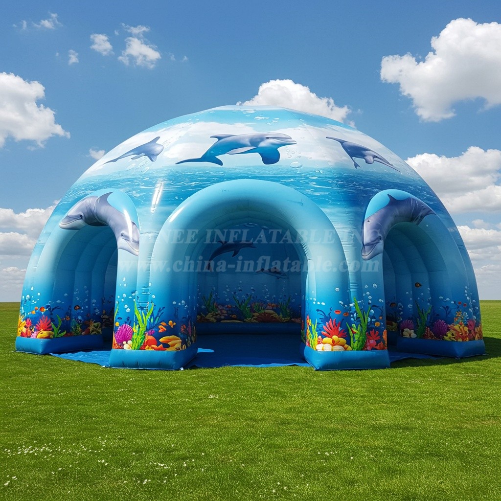 Tent1-4837 Dolphin Inflatable Dome
