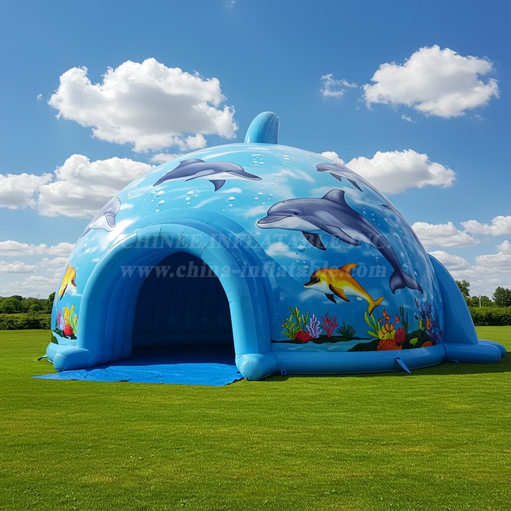 Tent1-4838 Dolphin Inflatable Dome