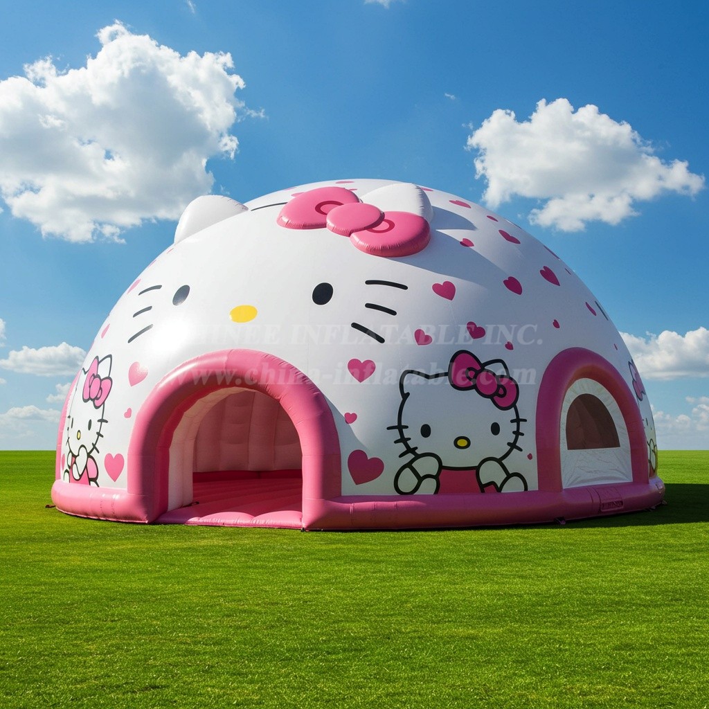 Tent1-4850 Hello Kitty Inflatable Dome