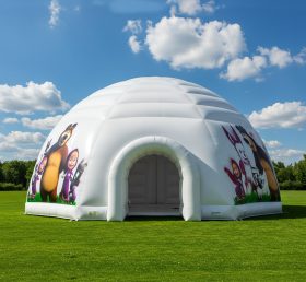 Tent1-4855 Masha And The Bear Inflatable Dome