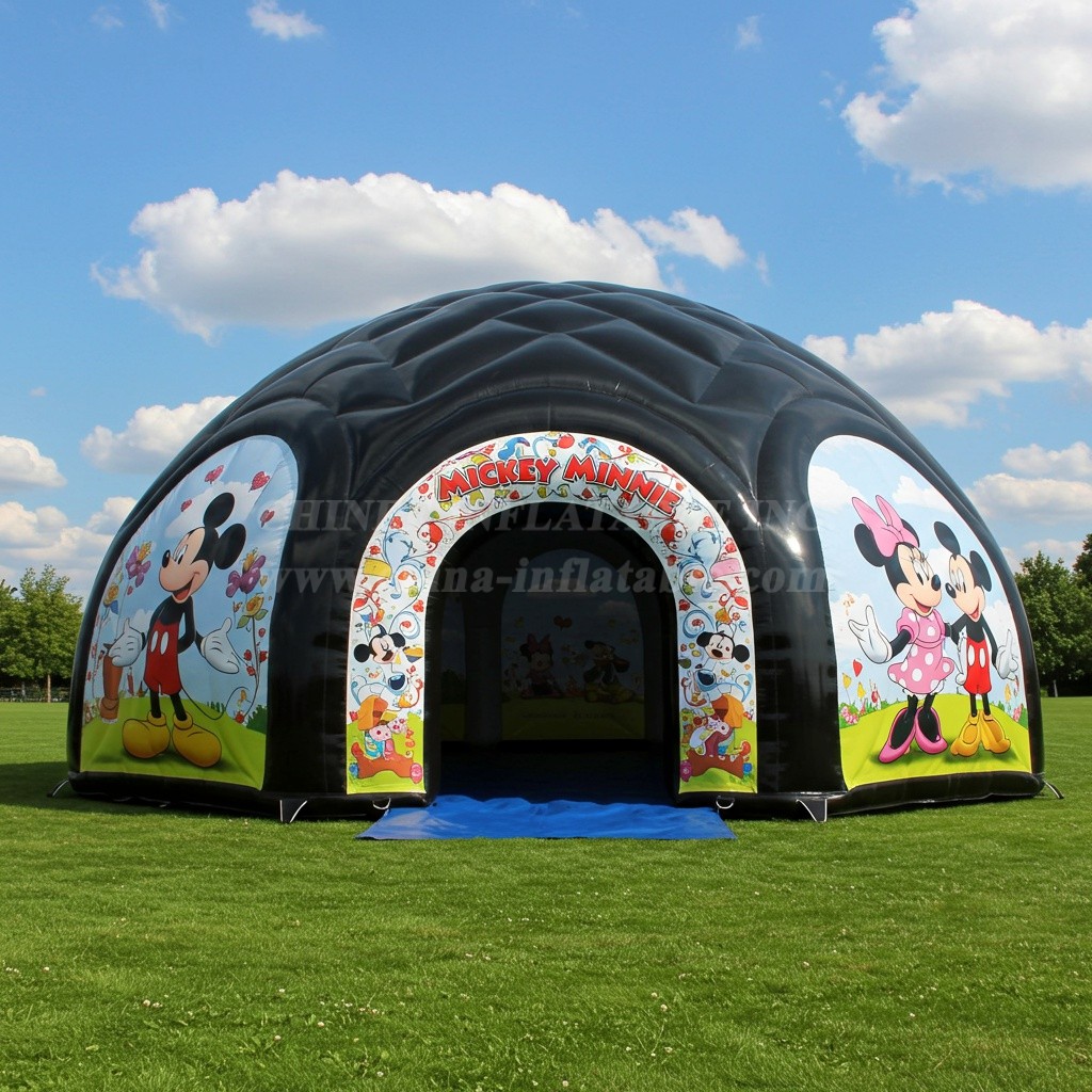 Tent1-4860 Mickey & Minnie Inflatable Dome