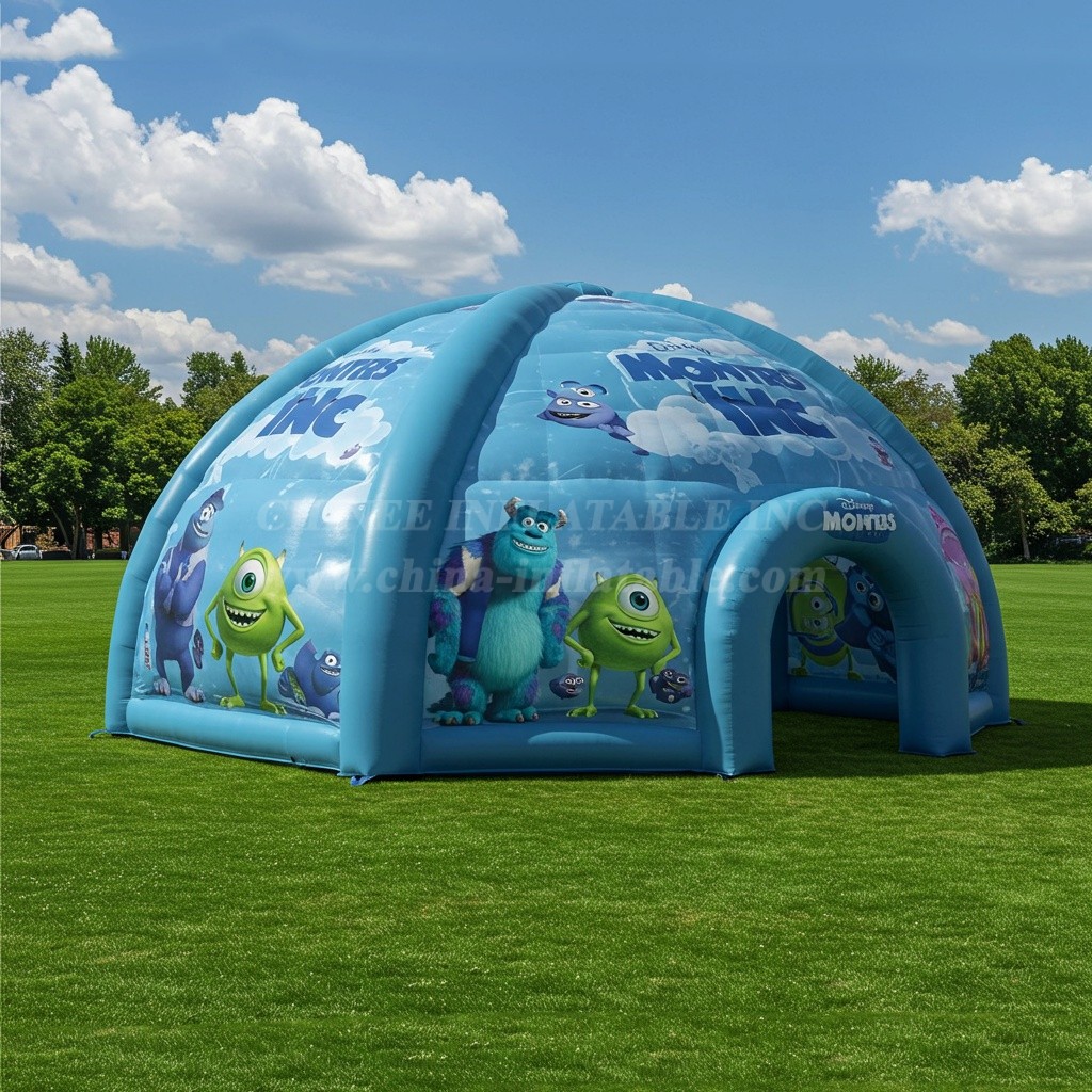 Tent1-4869 Monsters Inc Inflatable Dome