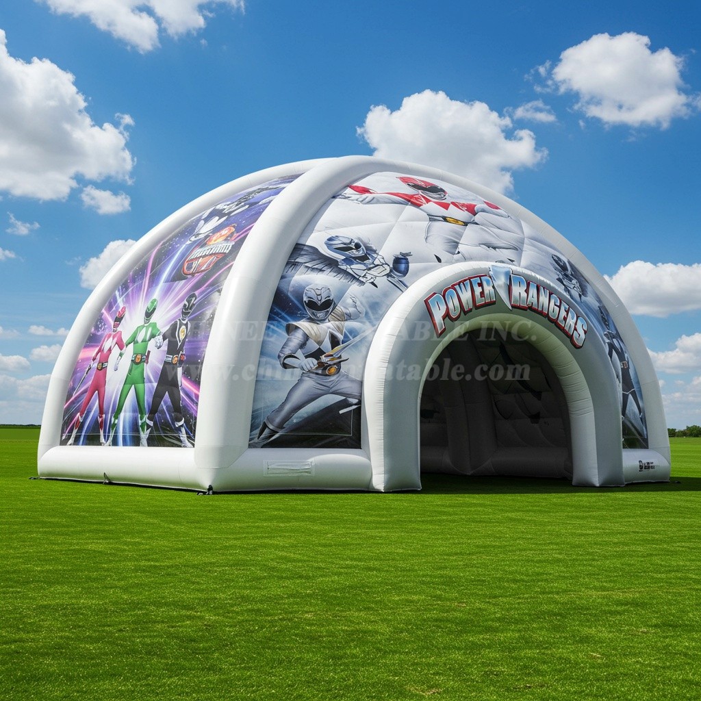 Tent1-4880 Power Rangers Inflatable Dome