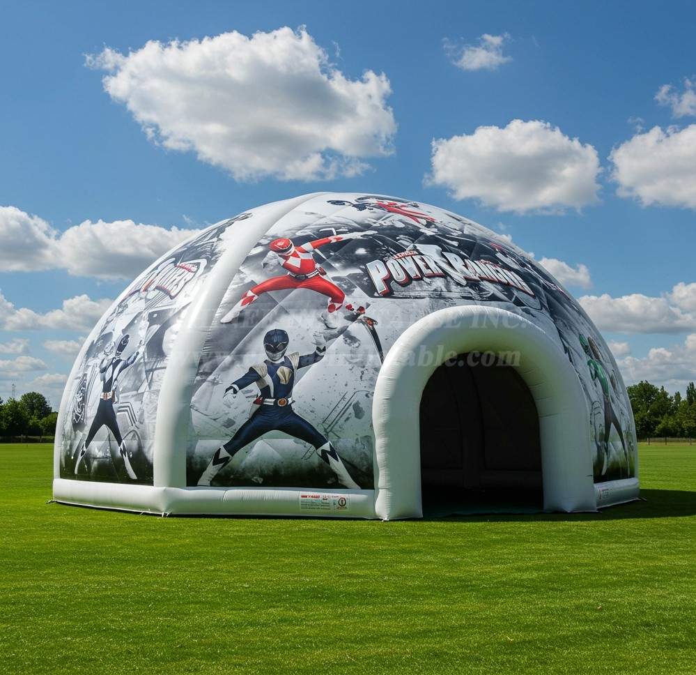 Tent1-4881 Power Rangers Inflatable Dome