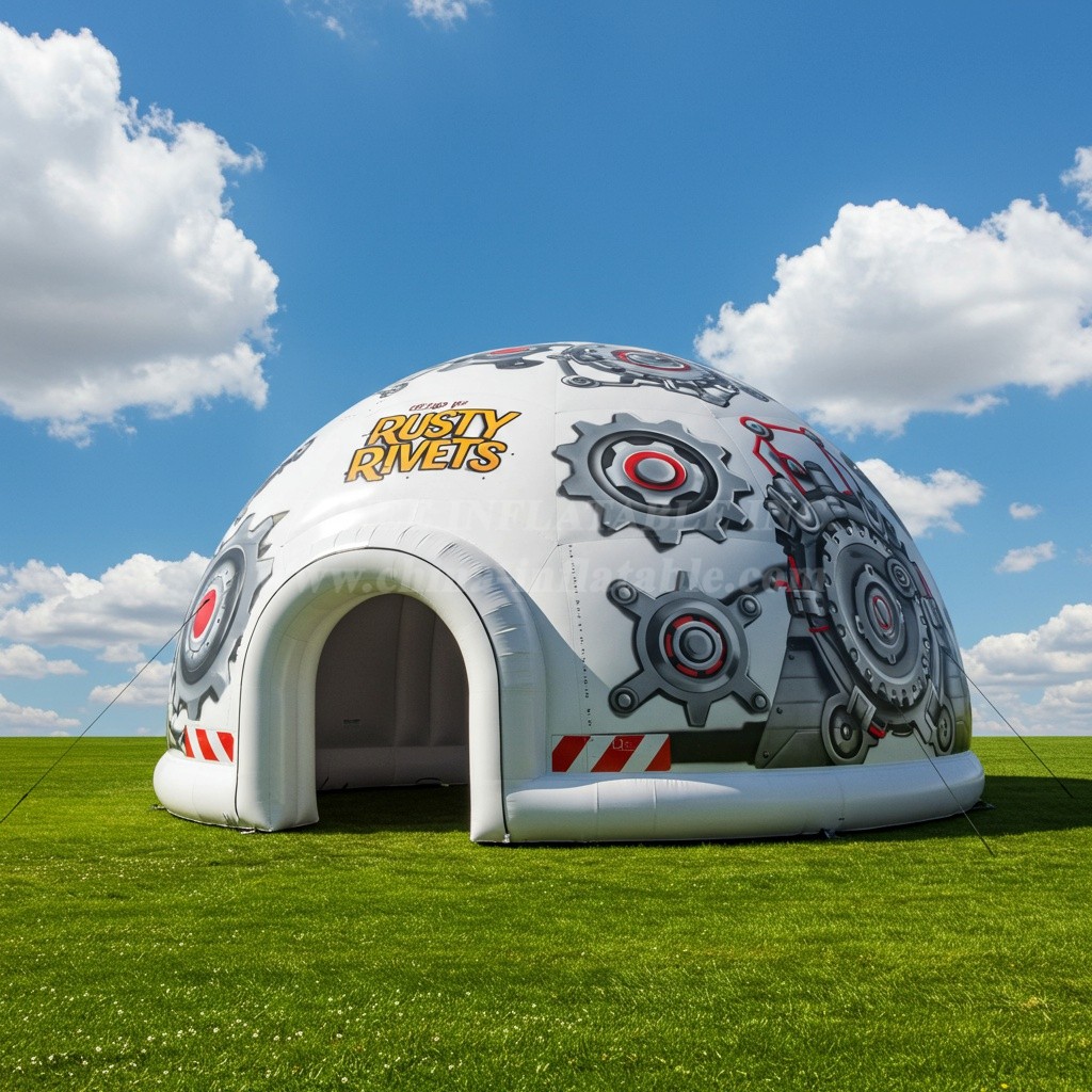 Tent1-4885 Rusty Rivets Inflatable Dome