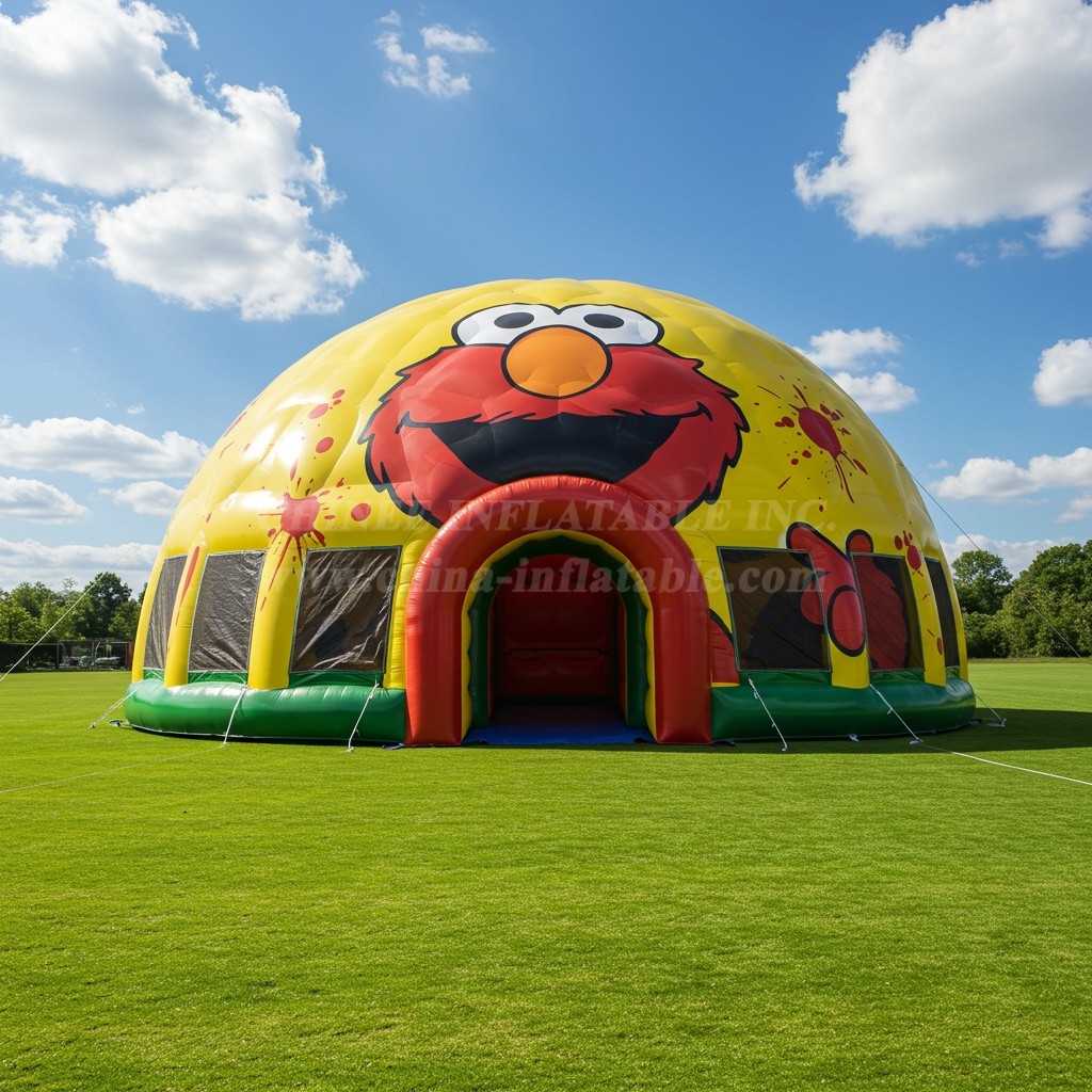 Tent1-4912 Tickle Me Elmo Inflatable Dome