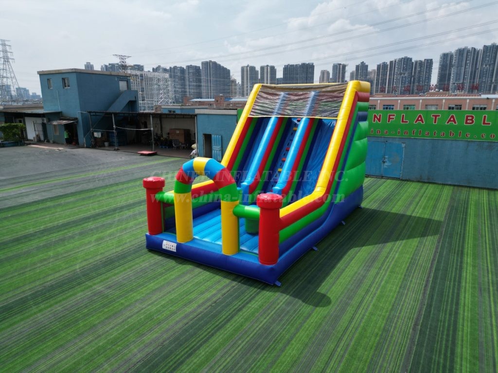 T8-4282B Rainbow Inflatable Slide