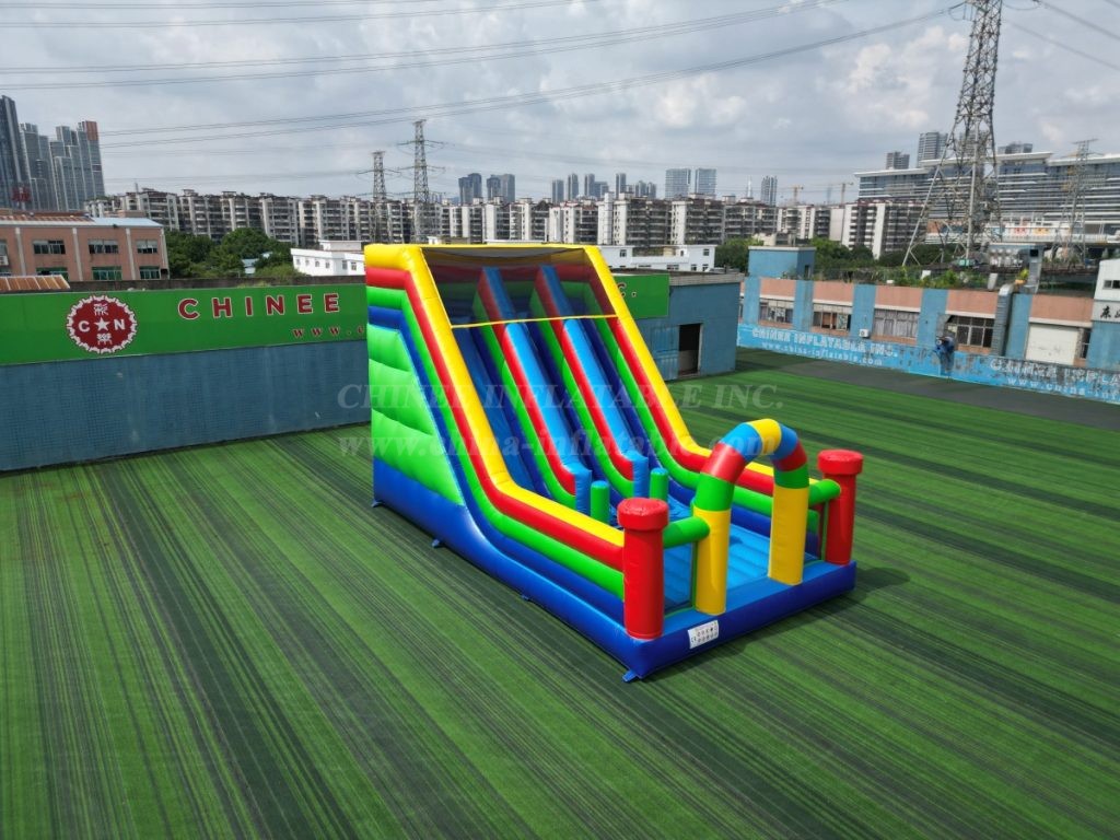 T8-4282B Rainbow Inflatable Slide