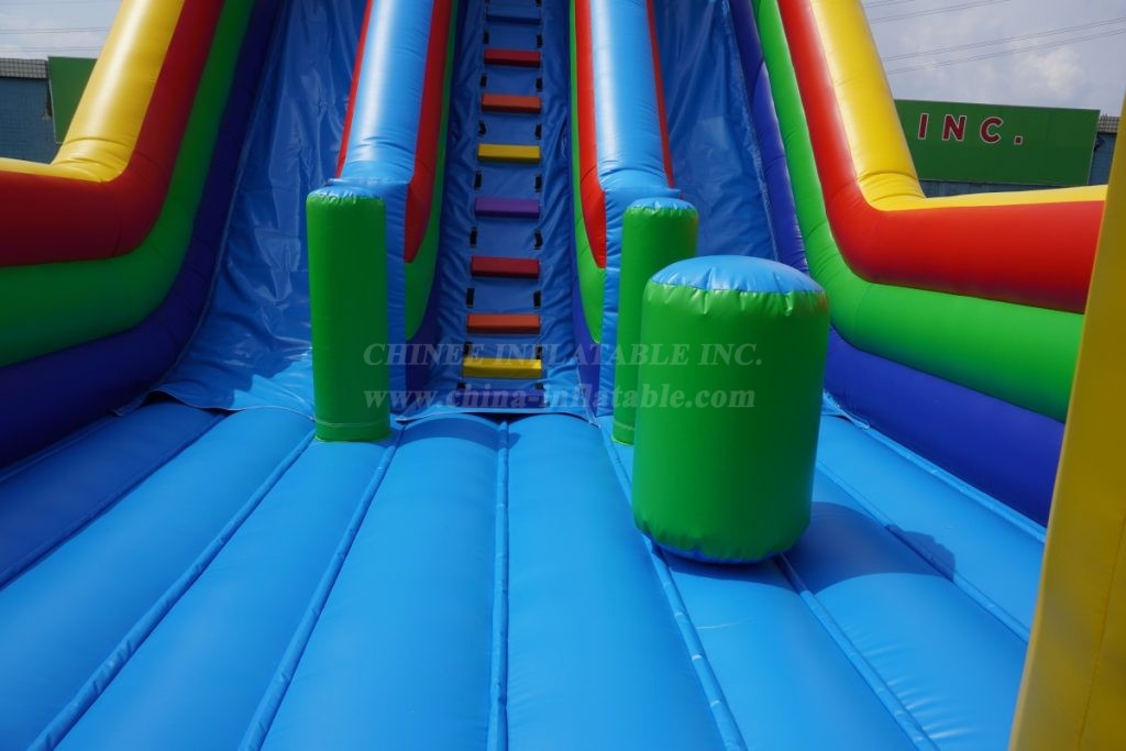 T8-4282B Rainbow Inflatable Slide