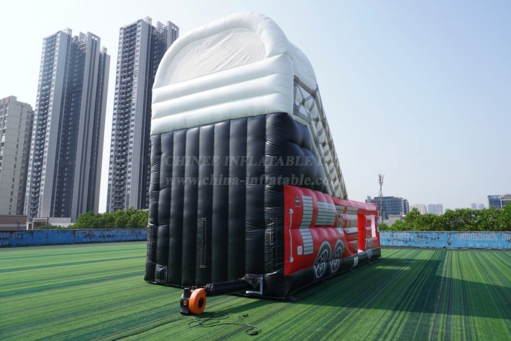 T8-7500 Fire Truck Theme Inflatable Slide