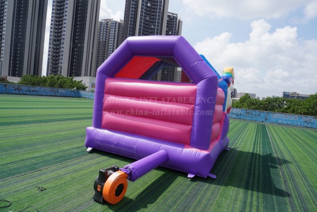 T2-4136A Unicorn Bouncy Castle with Slide