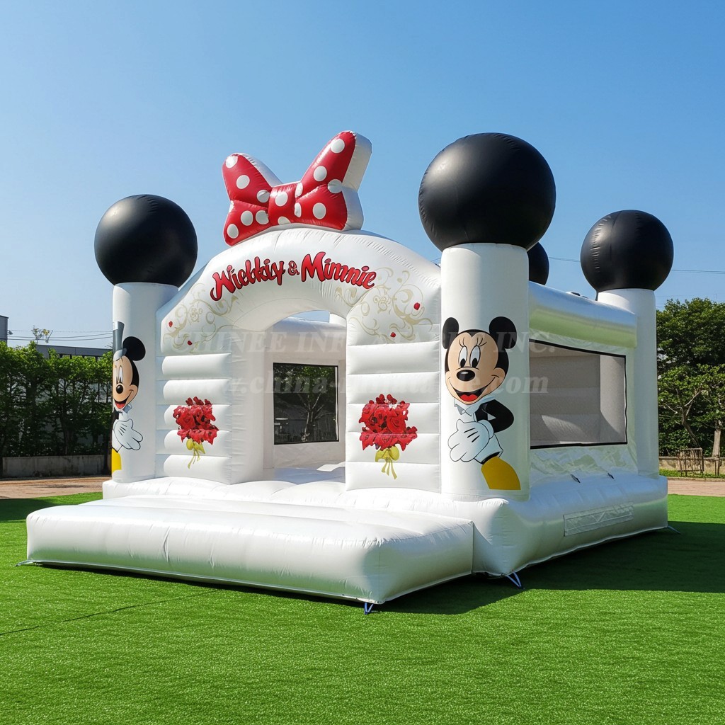 T2-8489 Mickey & Minnie Wedding Bouncer