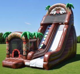 T8-8098 American Indian Theme Inflatable Dry Slide