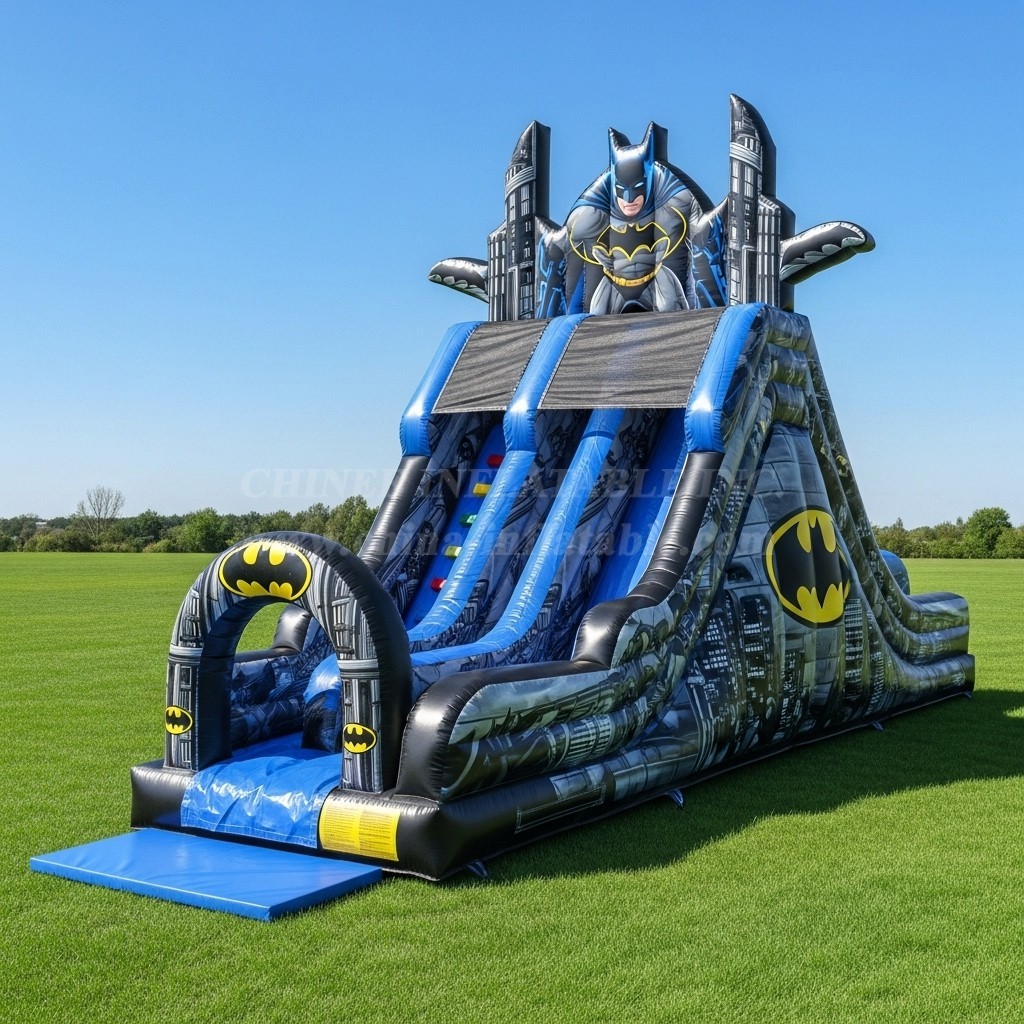 T8-8104 Batman Theme Inflatable Dry Slide
