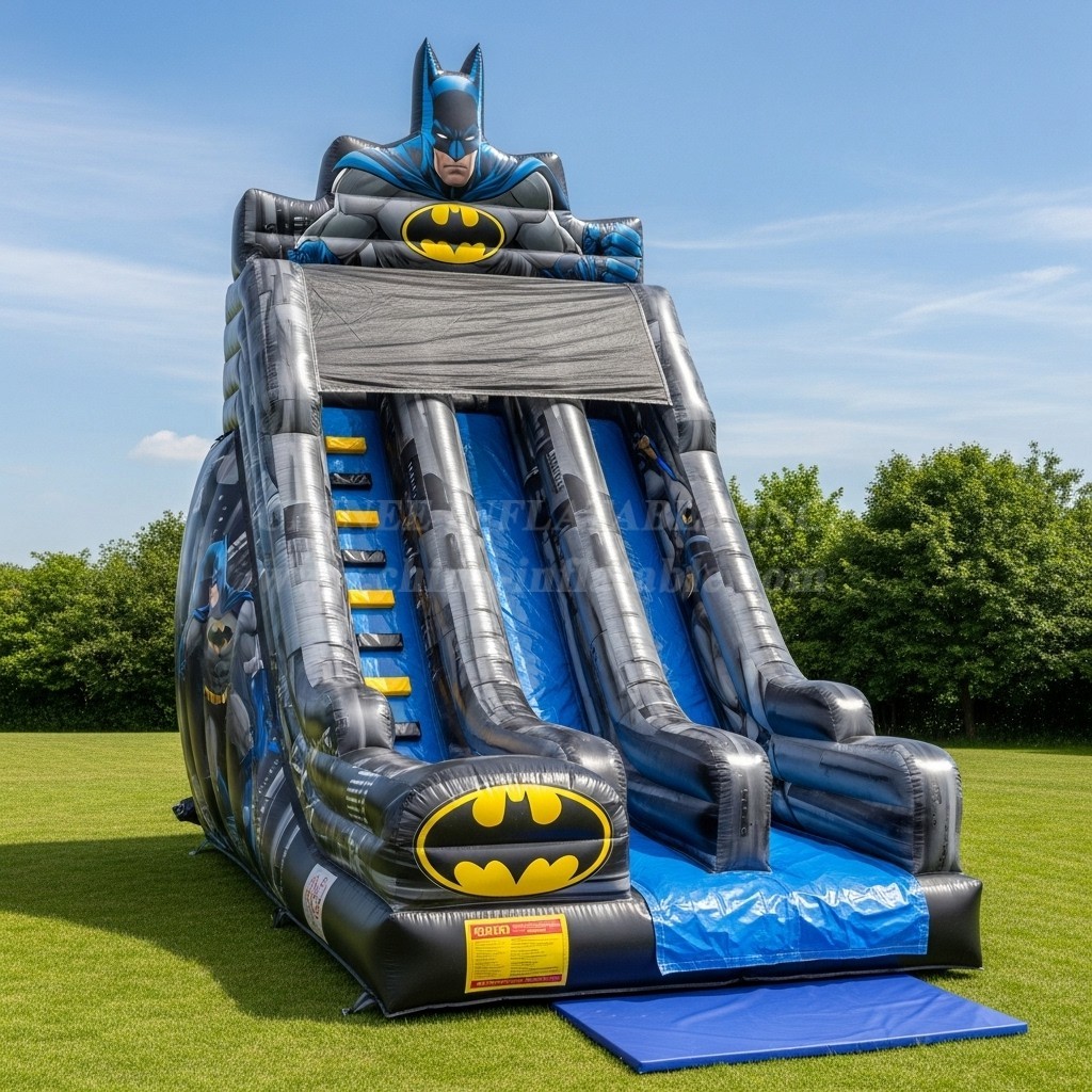 T8-8107 Batman Theme Inflatable Dry Slide