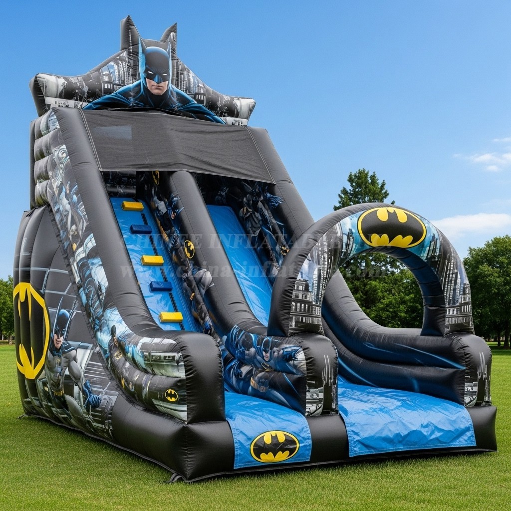T8-8108 Batman Theme Inflatable Dry Slide