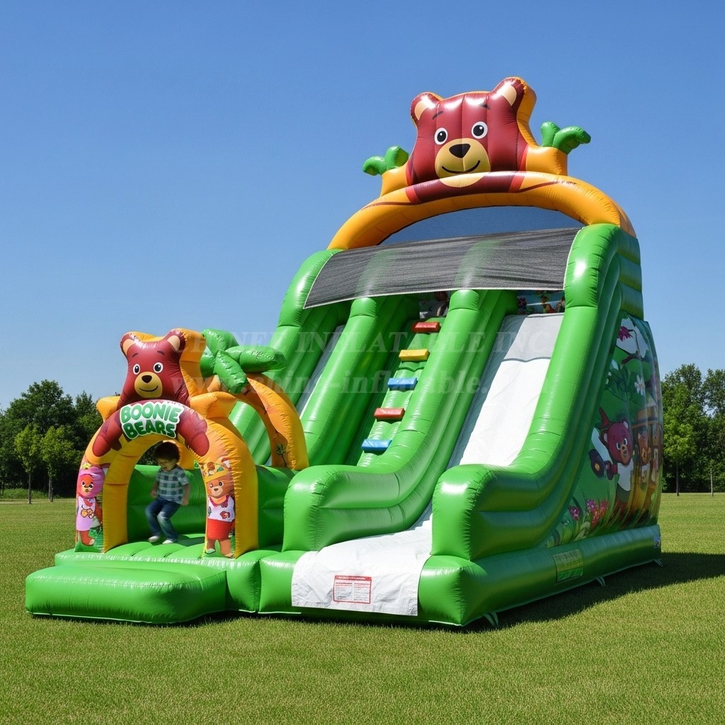 T8-8118 Boonie Bears Theme Inflatable Dry Slide