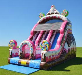 T8-8120 Candy Theme Inflatable Dry Slide