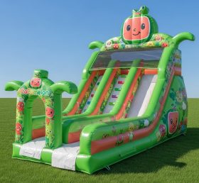 T8-8135 Cocomelon Theme Inflatable Dry Slide
