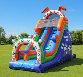 T8-8149 Dog Theme Inflatable Dry Slide