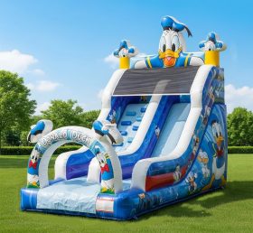 T8-8153 Donald Duck Theme Inflatable Dry Slide