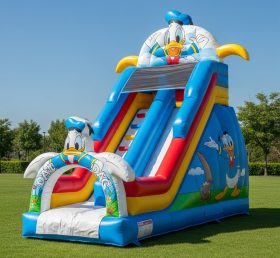 T8-8155 Donald Duck Theme Inflatable Dry Slide