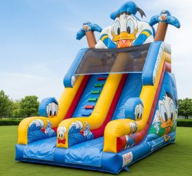T8-8156 Donald Duck Theme Inflatable Dry Slide