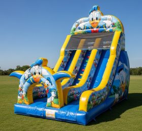 T8-8157 Donald Duck Theme Inflatable Dry Slide