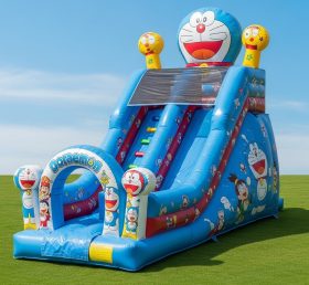 T8-8160 Doraemon Theme Inflatable Dry Slide