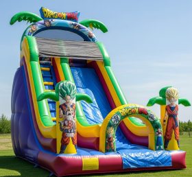 T8-8166 Dragon Ball Theme Inflatable Dry Slide