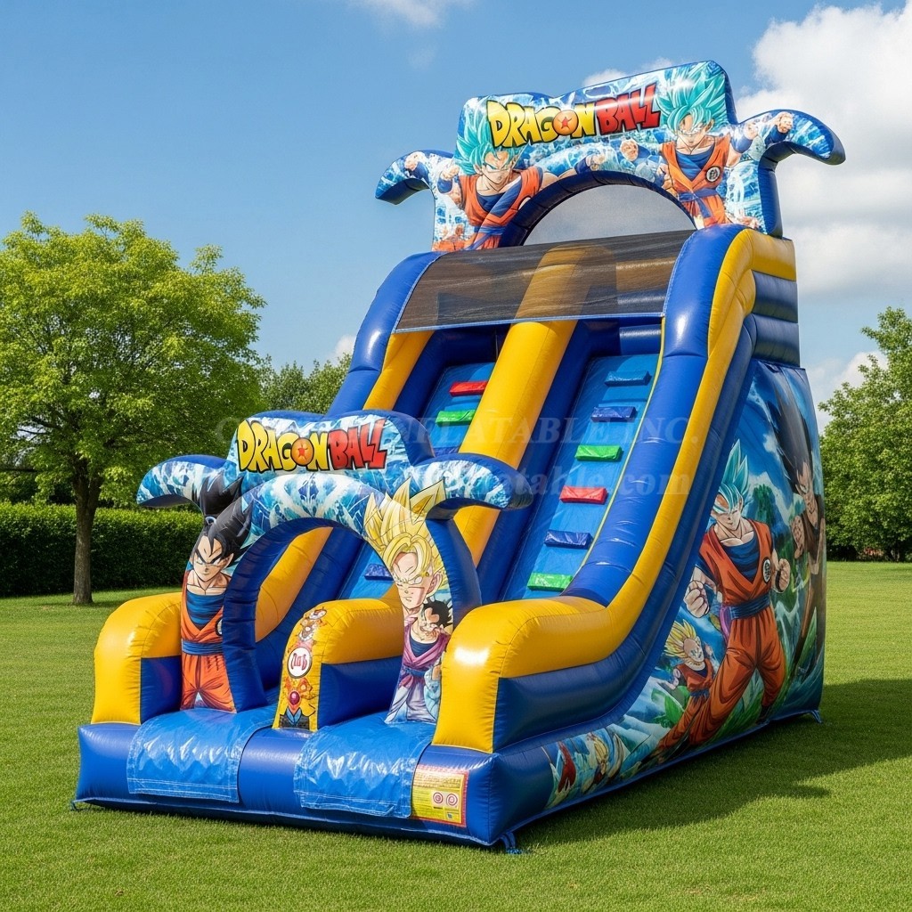 T8-8167 Dragon Ball Theme Inflatable Dry Slide