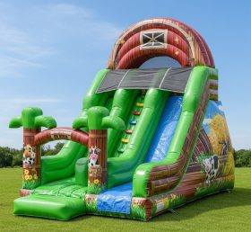 T8-8171 Farm Theme Inflatable Dry Slide