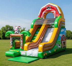 T8-8172 Farm Theme Inflatable Dry Slide