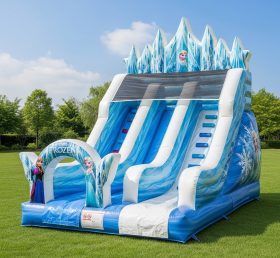T8-8181 Frozen Theme Inflatable Dry Slide