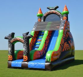T8-8187 Halloween Theme Inflatable Dry Slide