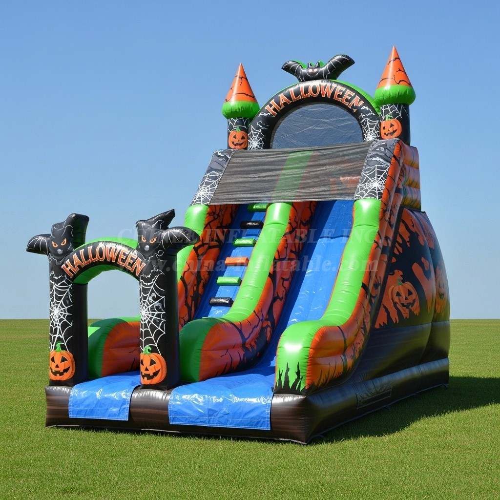 T8-8187 Halloween Theme Inflatable Dry Slide