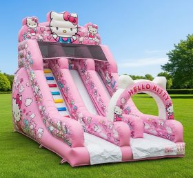 T8-8190 Hello Kitty Theme Inflatable Dry Slide