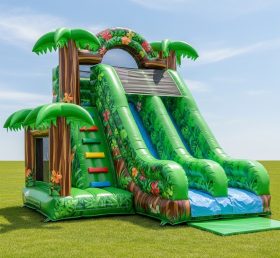 T8-8192 Jungle Theme Theme Inflatable Dry Slide